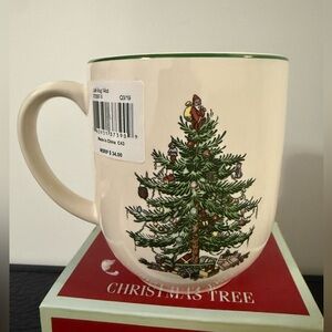 Spode Christmas Tree Mug Coffee Mug Christmas Tree Spode 14 oZ